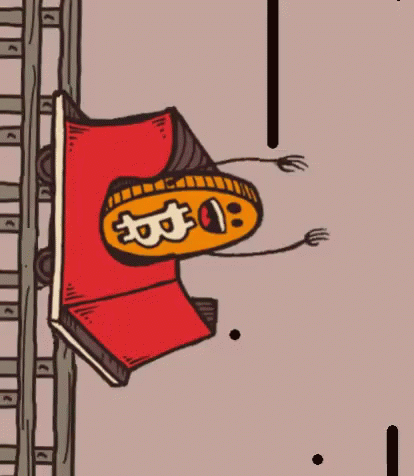 Bitcoin Freefall GIF