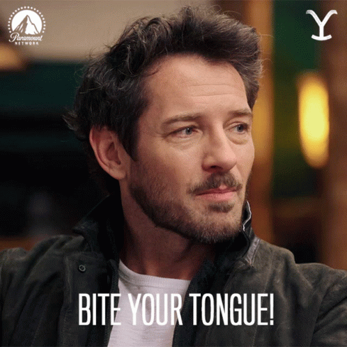 Bite Your Tongue Ian Bohen GIF. This 498 x 498 animated GIF is part of our ian bohen collection. Created by YellowstoneTV. View the original animation…