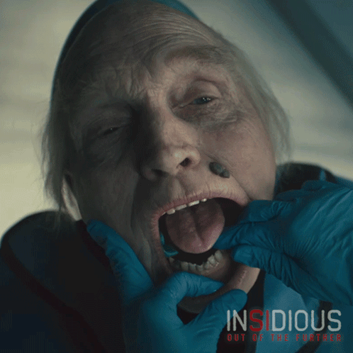 Biting Finger Insidious Out Of The Further GIF