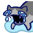Bitternights Sobbing Sticker
