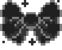 Black Bow Sticker