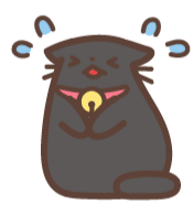 Black Cat Sticker