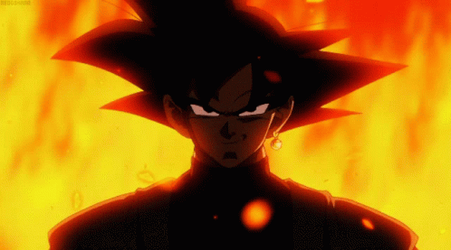 Black Dragonball Z GIF