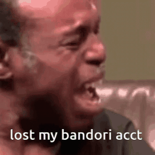 Black Dude Crying Bandori GIF