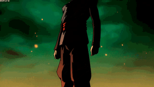 Black Goku Created By Hisoka0101 GIF