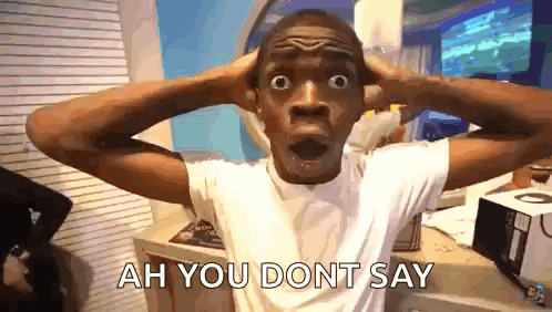 Black Guy Black Shocked GIF