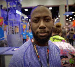 Black Guy Stare Blink Black Man Stare Confused Blink GIF