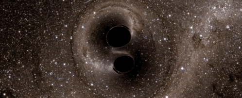 Black Holes Merging Astronomy GIF