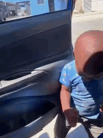 Black Kid Blue Shirt Dancing GIF