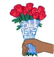 Black Love Matters Black Sticker