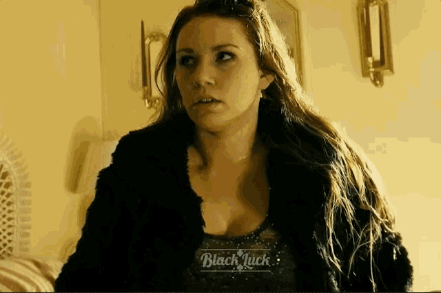 Black Luck Boobs GIF