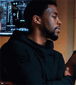 Black Panther Chadwick Boseman GIF