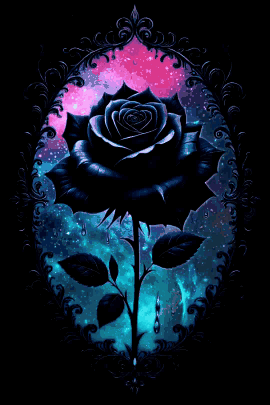 Black Rose GIF