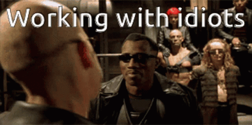 Blade Working GIF. This 498 x 247 animated GIF is part of our im surrounded by idiots collection. Created by Sephirock38. View the original animation, share…