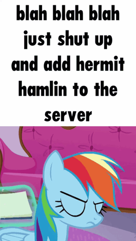 Blah Blah Blah Rainbow Dash GIF