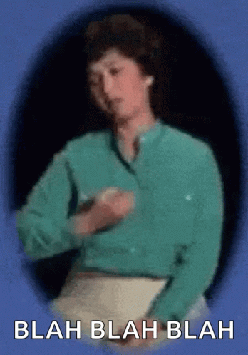 Blah Hand GIF