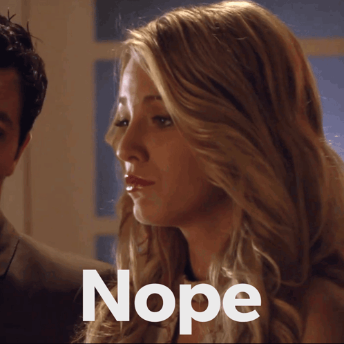 Blake Lively Absolutely Not GIF. This 498 x 498 animated GIF is part of our i do not think that word means what you think it means collection. Related…