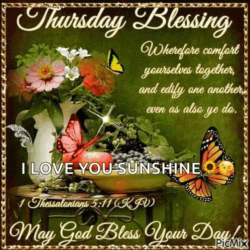 Blessed Thursday Thursday Blessings GIF