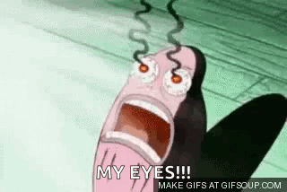 Blind Spongebob GIF