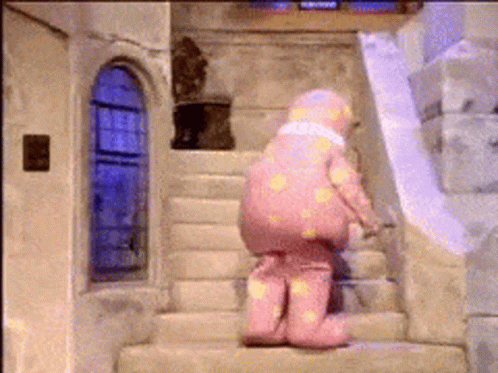 Blobby Angry GIF. This 498 x 373 animated GIF is part of our mr blobby collection. Related themes include angry, kick. Created by Potlah. View the original…