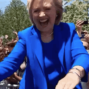 Blondalso Hilary Clinton GIF