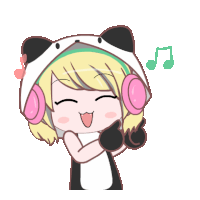 Blonde Big Eyes Sticker