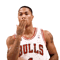 Blow A Kiss Derrick Rose Sticker
