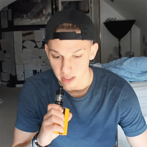 Blowing Conner Bobay GIF