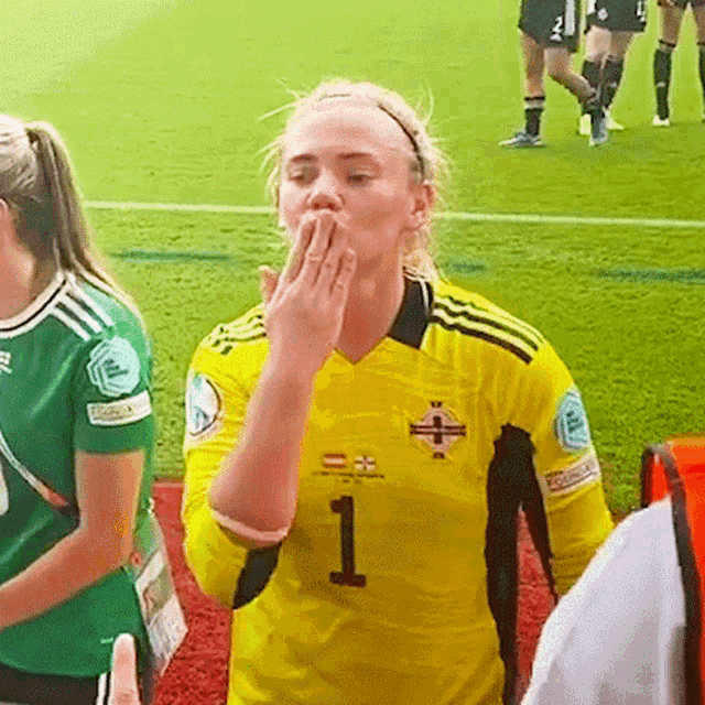 Blowing Kiss Jackie Burns GIF