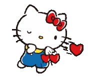 Blowing Kisses Love You Sticker