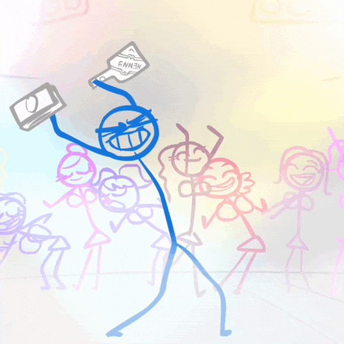 Blue Dick Figures Df Blue GIF
