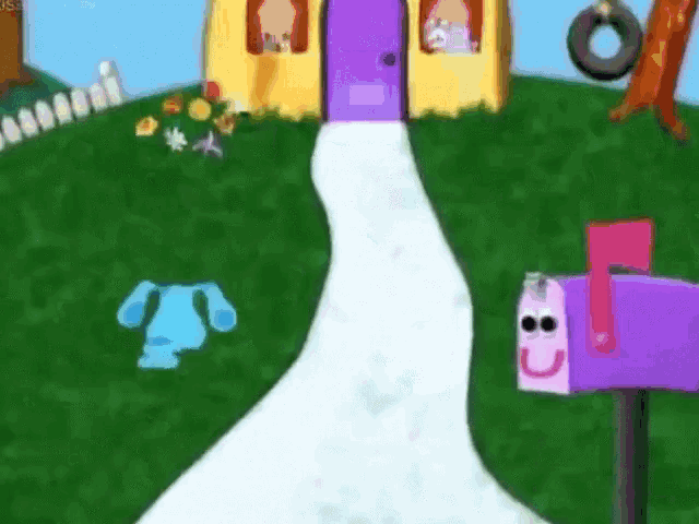 Blues Clues Jumping GIF