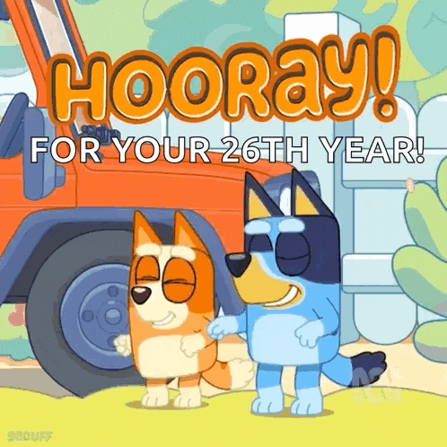 Bluey Hooray GIF