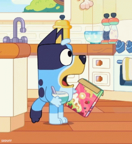 Bluey Shocked GIF