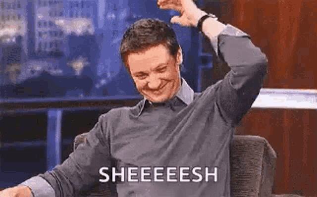 Blushing Jeremy GIF