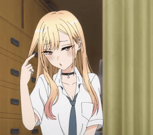 Blushing My Dress Up Darling GIF