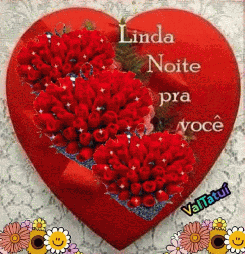 Boa Noite Red Roses GIF