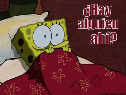 Bob Esponja Está Asustado GIF