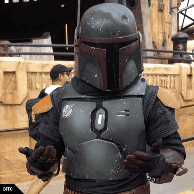 Boba Fett Shrug GIF