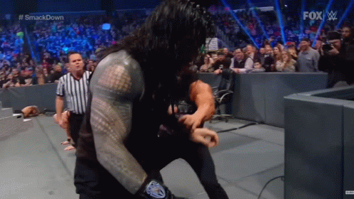 Bobby Roode Glorious Ddt Outside The Ring GIF