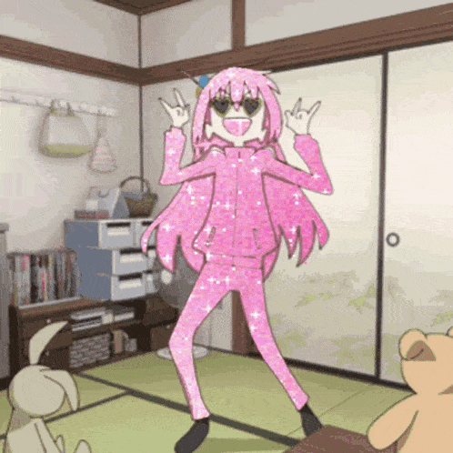 Bocchi Dance Bocchi The Glitter GIF