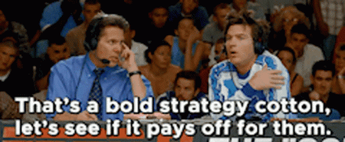 Bold Strategy Cotton Meme GIF. This 498 x 206 animated GIF is part of our thats a bold strategy cotton collection. Created by SageOlsen. View the original…