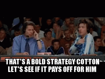 Bold Strategy Dodgeball GIF. This 360 x 270 animated GIF is part of our thats a bold strategy cotton collection. Related themes include dodgeball. View the…