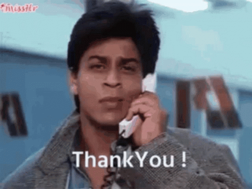 Bollywood Star Thank You GIF