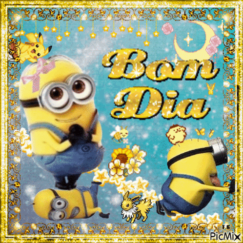Bom Dia Minions GIF