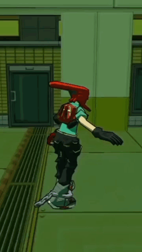 Bomb Rush Cyberfunk Red GIF