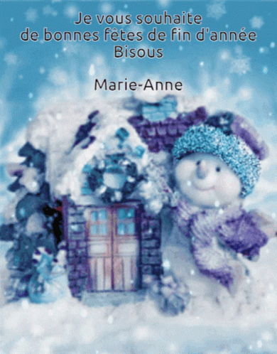 Bonhommedeneige Maison Mauve GIF