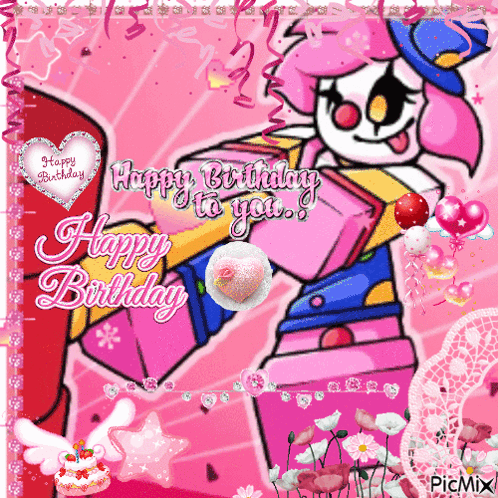 Bonk Slap Battles Happy Birthday Ichika GIF