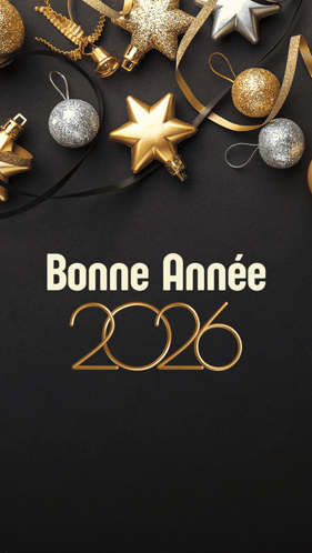 Bonne Année 2026 Voeux GIF