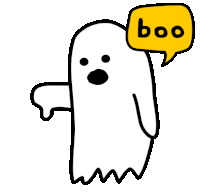 Boo Ghost Sticker